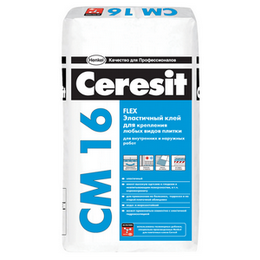 Ceresit СМ 16. Эластичный клей для плитки для наружных и внутренних работ