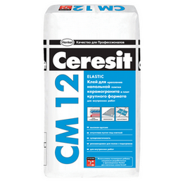 Ceresit СМ 12. Клей для крепления крупноформатной напольной плитки