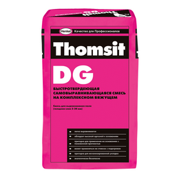 Thomsit DG. Быстротвердеющая самовыравнивающаяся смесь (от 3 до 30 мм)